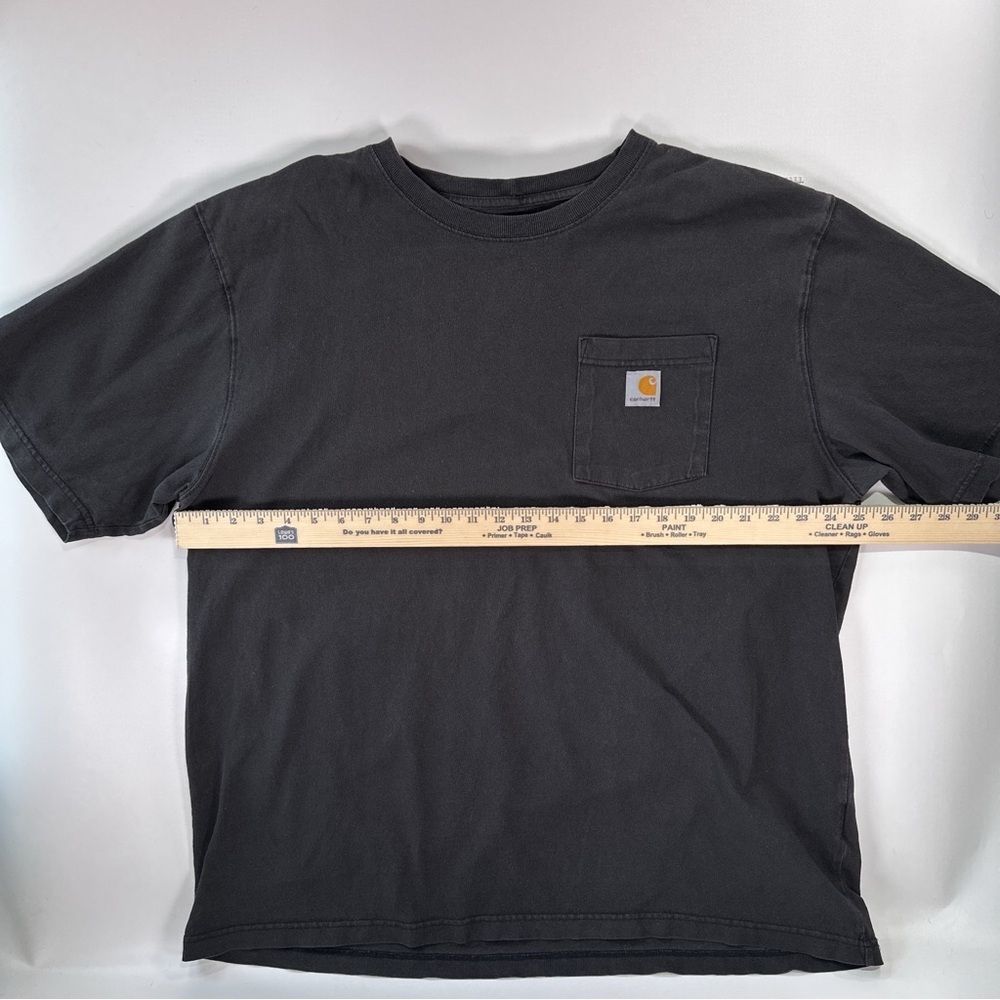 Carhartt Men’s K87 Pocket T Shirt Heavyweight Black XL - Picture 9 of 10